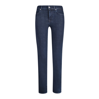 Blauwe Aw23 Dames Jeans 7 For All Mankind , Blue , Dames