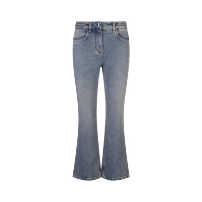 Blauwe Boot-Cut Denim Jeans Givenchy , Blue , Dames