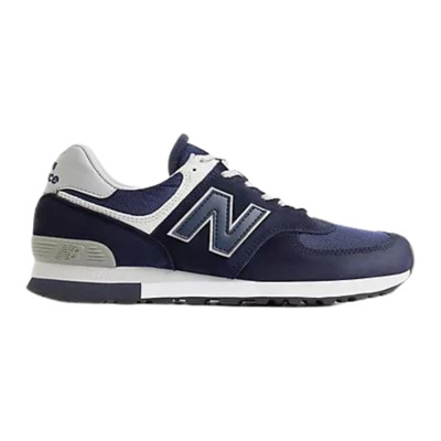 Blauwe Platte Schoenen 576 Made in UK New Balance , Blue , Heren