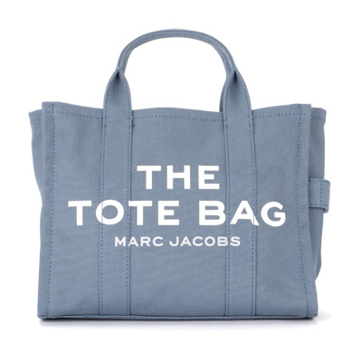 Blauwe Traveler Tote Bag met Logo Marc Jacobs , Blue , Dames