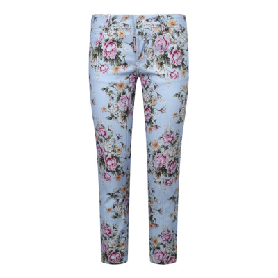 Bloemenprint Slim-Fit Broek Dsquared2 , Multicolor , Dames