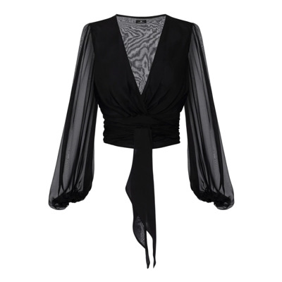 Blouses Elisabetta Franchi , Black , Dames