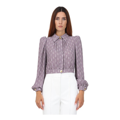 Blouses Elisabetta Franchi , Purple , Dames