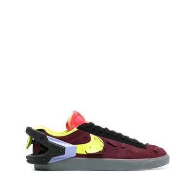 Bordeaux Lage Sneakers Nike , Red , Heren