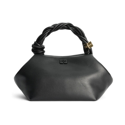 Bou Bag van gerecycled leer met zeshoekige silhouet Ganni , Black , Dames