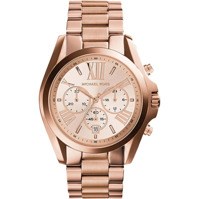 Bradshaw Roségouden Armbandhorloge Michael Kors , Pink , Dames