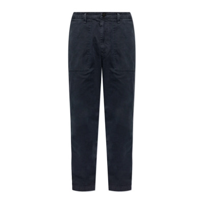 Broek met logo Stone Island , Blue , Heren