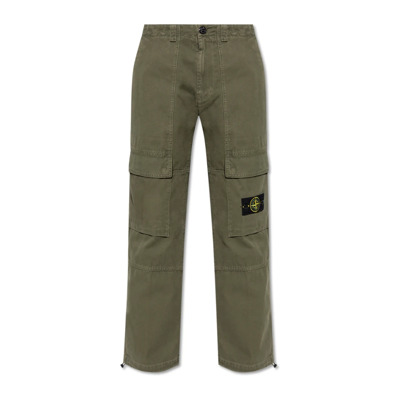 Broek met logo Stone Island , Green , Heren