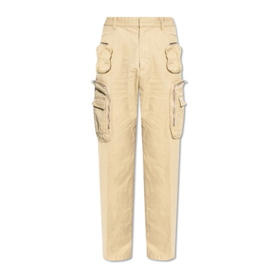 Broek met meerdere zakken Dsquared2 , Beige , Heren