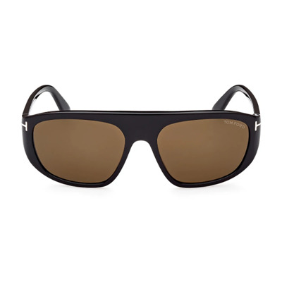 Bruine Ss23 Dames Zonnebril Tom Ford , Brown , Dames