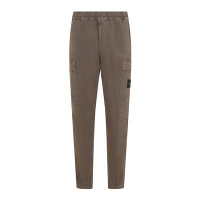 Bruine Stijlvolle Broek Stone Island , Brown , Heren