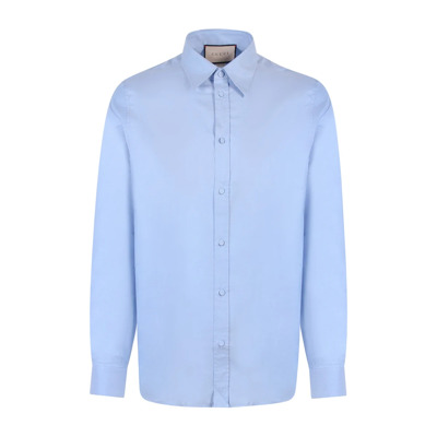 Casual Shirts Gucci , Blue , Heren