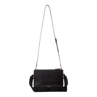 Convertible Landyn Medium Tas in Zwart Ralph Lauren , Black , Dames