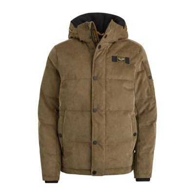 Corduroy Gobbler Jack met Verstelbare Capuchon PME Legend , Beige , Heren