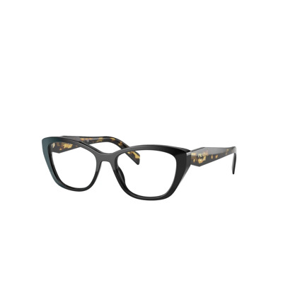 Dames Cateye Bril in Zwart Prada , Black , Dames