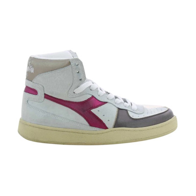 Dameschoenen Fuchsia MI Basket Metal Diadora , White , Dames