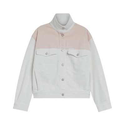 Denim Jackets Closed , White , Dames