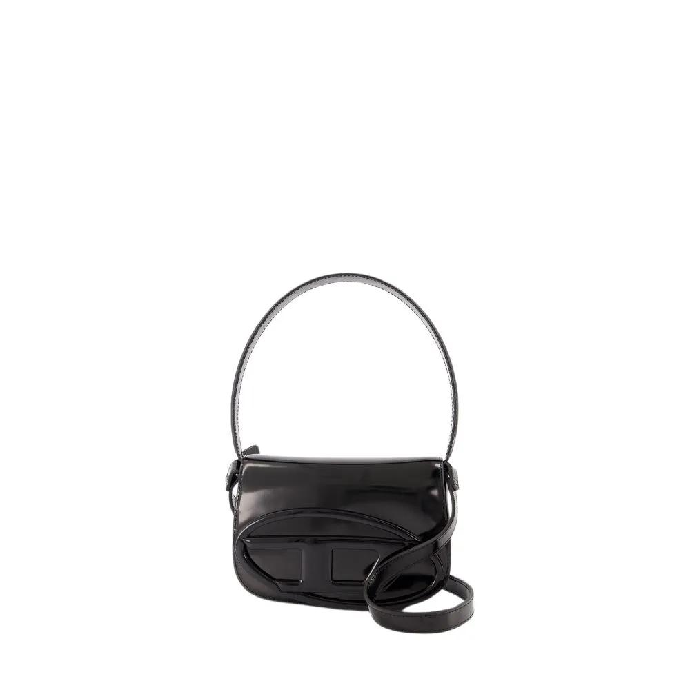 Diesel Shoppers - 1Dr Shoulder Bag - Leather - Black in zwart