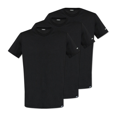 Driepack T-shirts uit de ondergoedcollectie Dsquared2 , Black , Heren