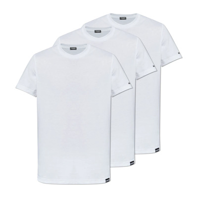 Driepack t-shirts uit de Ondergoed collectie Dsquared2 , White , Heren