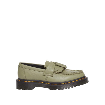 Gepolijste gladleren loafers Dr. Martens , Green , Dames