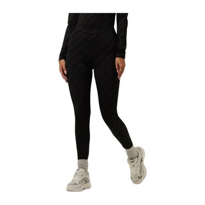 Gestreepte Legging voor Dames Alix The Label , Black , Dames