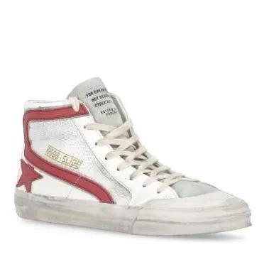 Golden Goose Sneakers - Slice Double Quarter Penstar Sneakers in wit