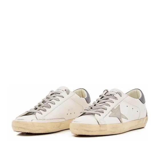 Golden Goose Sneakers - Super Star Leather Sneakers in wit