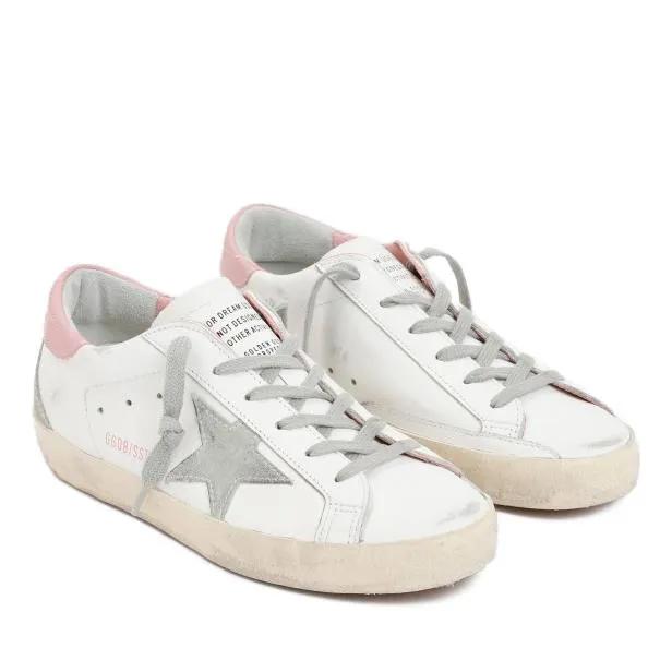 Golden Goose Sneakers - Superstar Leather Sneakers in wit