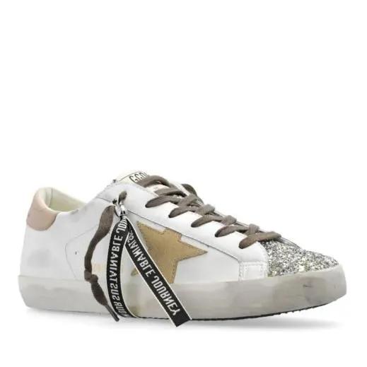 Golden Goose Sneakers - White Super-Star Classic Sneakers in wit