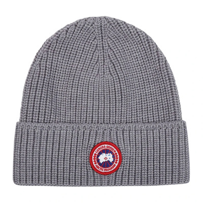 Grijze Beanie Canada Goose , Gray , Heren