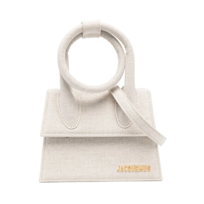 Grijze Canvas Tote Tas Jacquemus , Gray , Dames