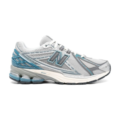 Grijze Mesh Veterschoenen New Balance , Gray , Heren