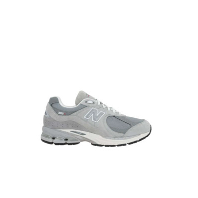 Grijze Suede Low-Top Sneakers New Balance , Gray , Heren