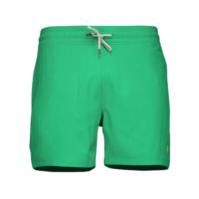 Groene Zwembroek met Logo Patch Ralph Lauren , Green , Heren