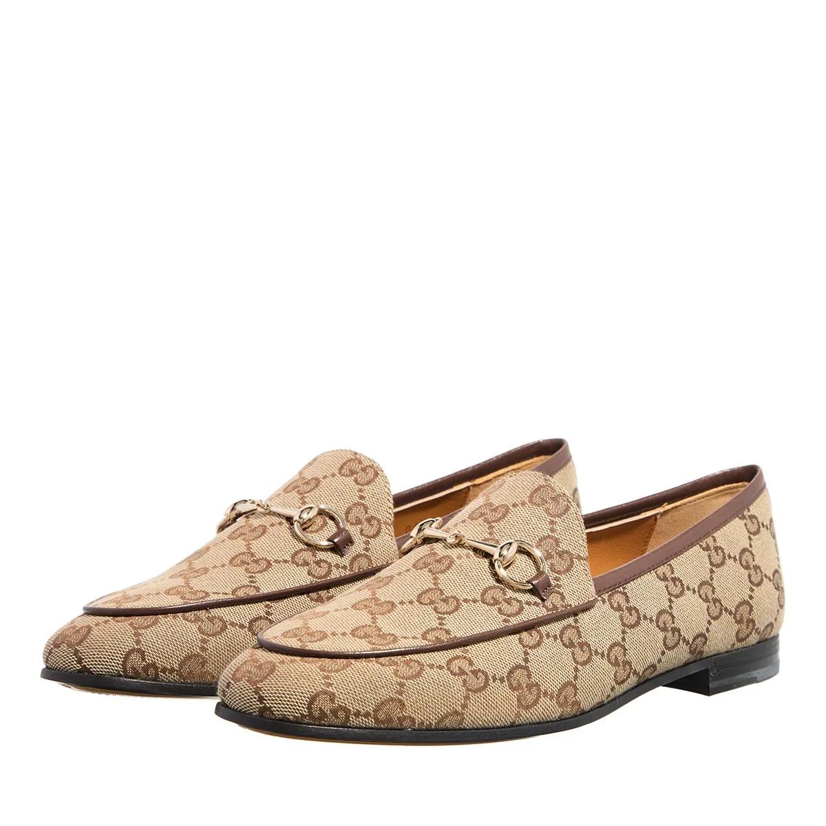 Gucci Loafers & ballerina schoenen - Moccasin With Horsebit Leather in beige