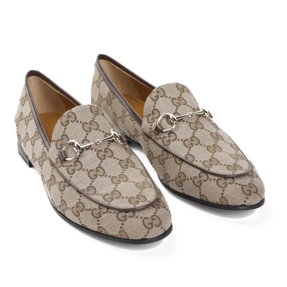 Gucci Loafers & ballerina schoenen - New Jordaan Loafer in beige