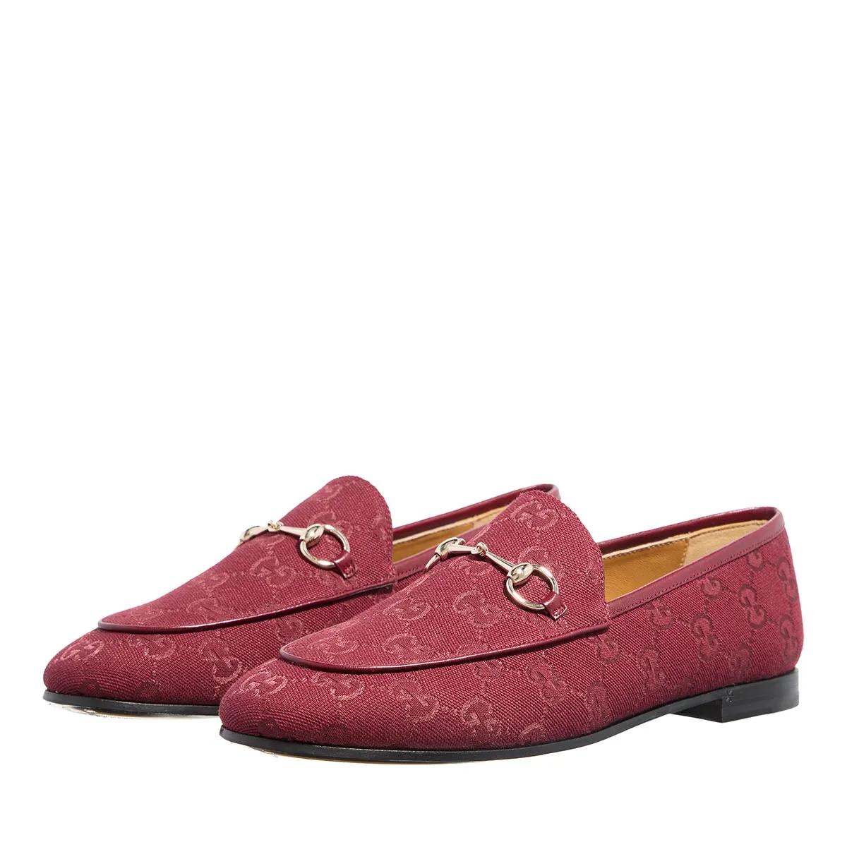 Gucci Loafers & ballerina schoenen - W Jordaan Canvas Loafer in rood