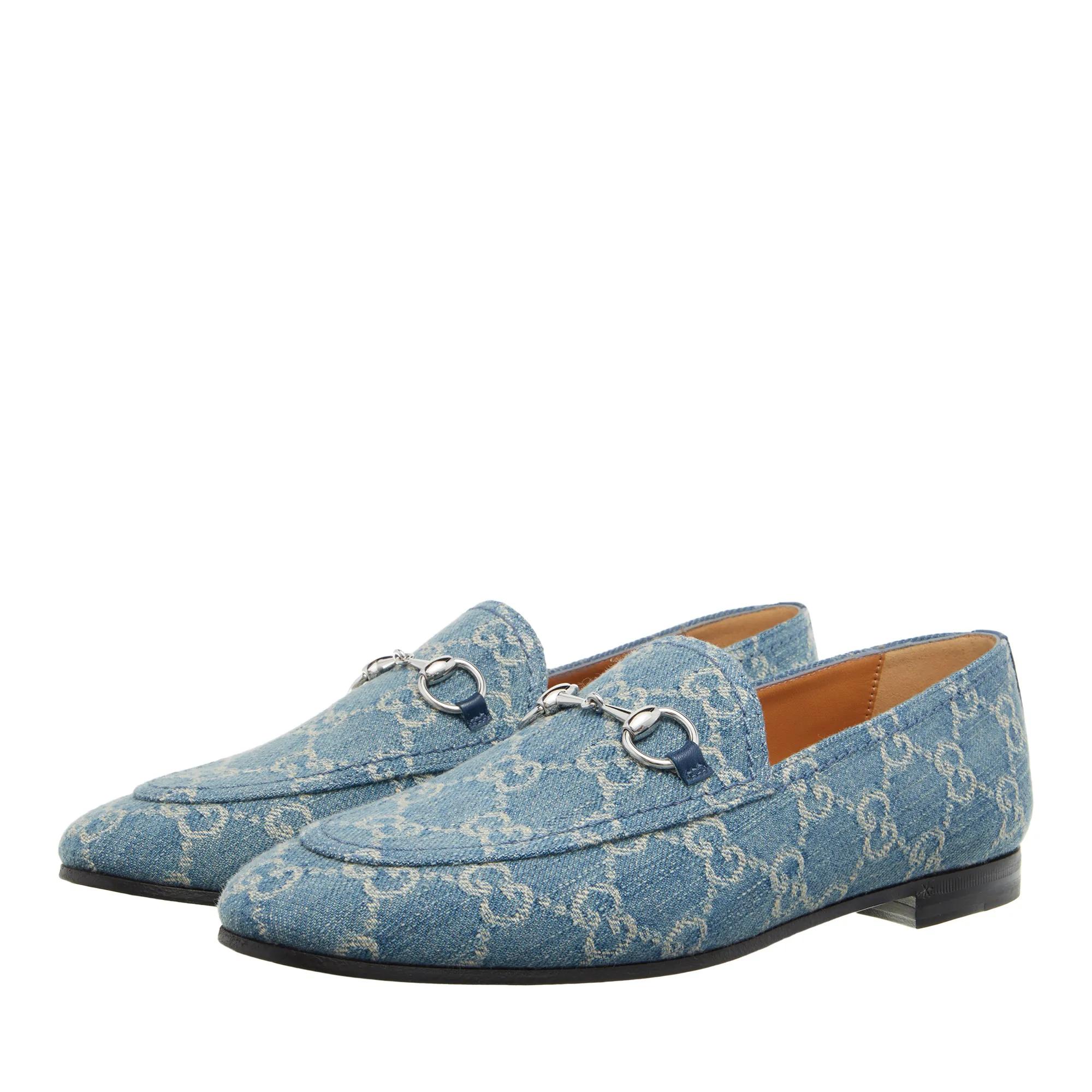 Gucci Loafers & ballerina schoenen - Women's Gucci Jordaan Loafer in blauw