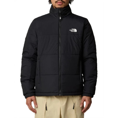 Heren Kleurblok Puffer Jas The North Face , Black , Heren