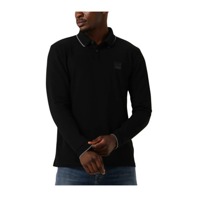 Heren Polo & T-shirts Passertiplong Hugo Boss , Black , Heren