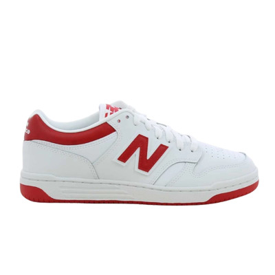 Heren Schoenen Rood Bb480 Z24 New Balance , White , Heren