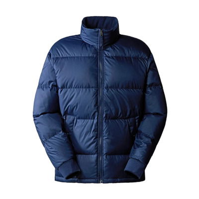 Heren Summit Navy Katoenen Jas The North Face , Blue , Heren