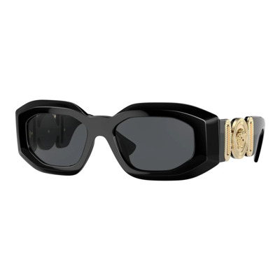 Heren Zonnebril Nylon Polycarbonaat Samenstelling Versace , Black , Heren