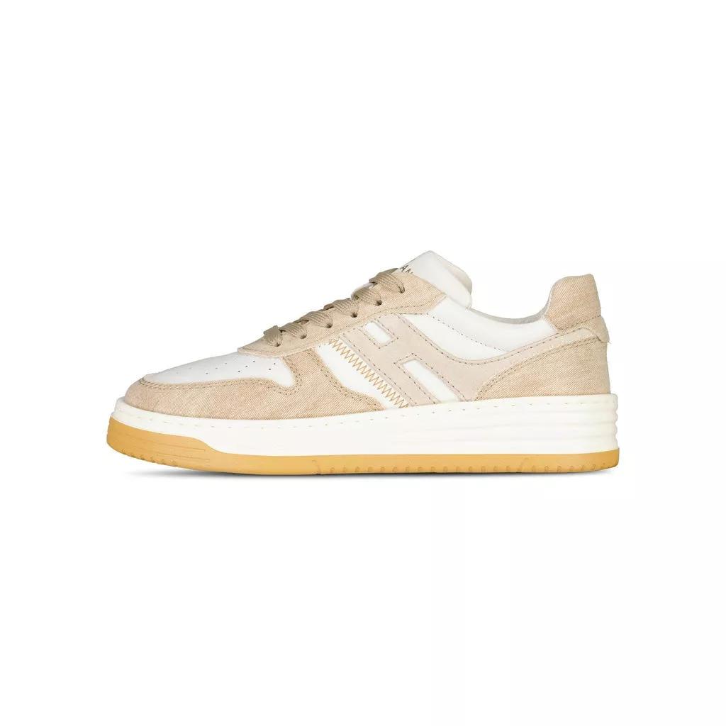 Hogan Sneakers - Sneakers im Denim-Look in beige