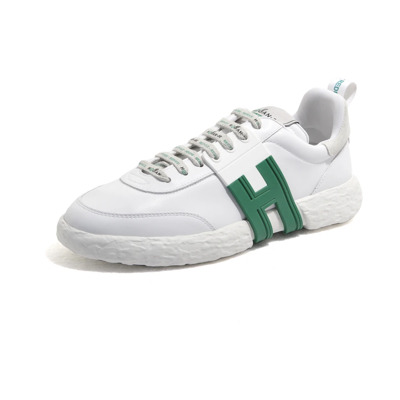 Hoogwaardige leren sneakers voor heren Hogan , Green , Heren