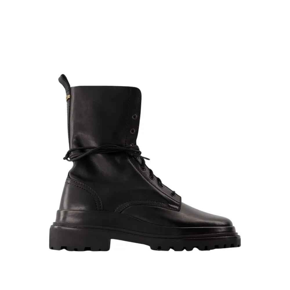 Isabel Marant Boots & laarzen - Ghiso Boots - Leather - Black in zwart