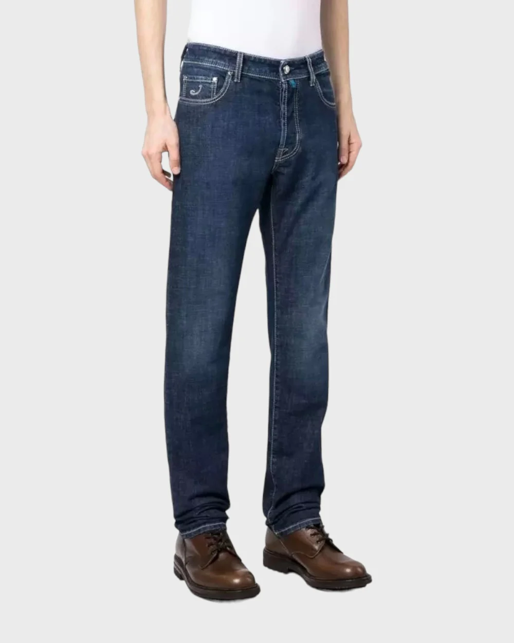 Jacob Cohën Indigo straight leg spijkerbroek / jeans