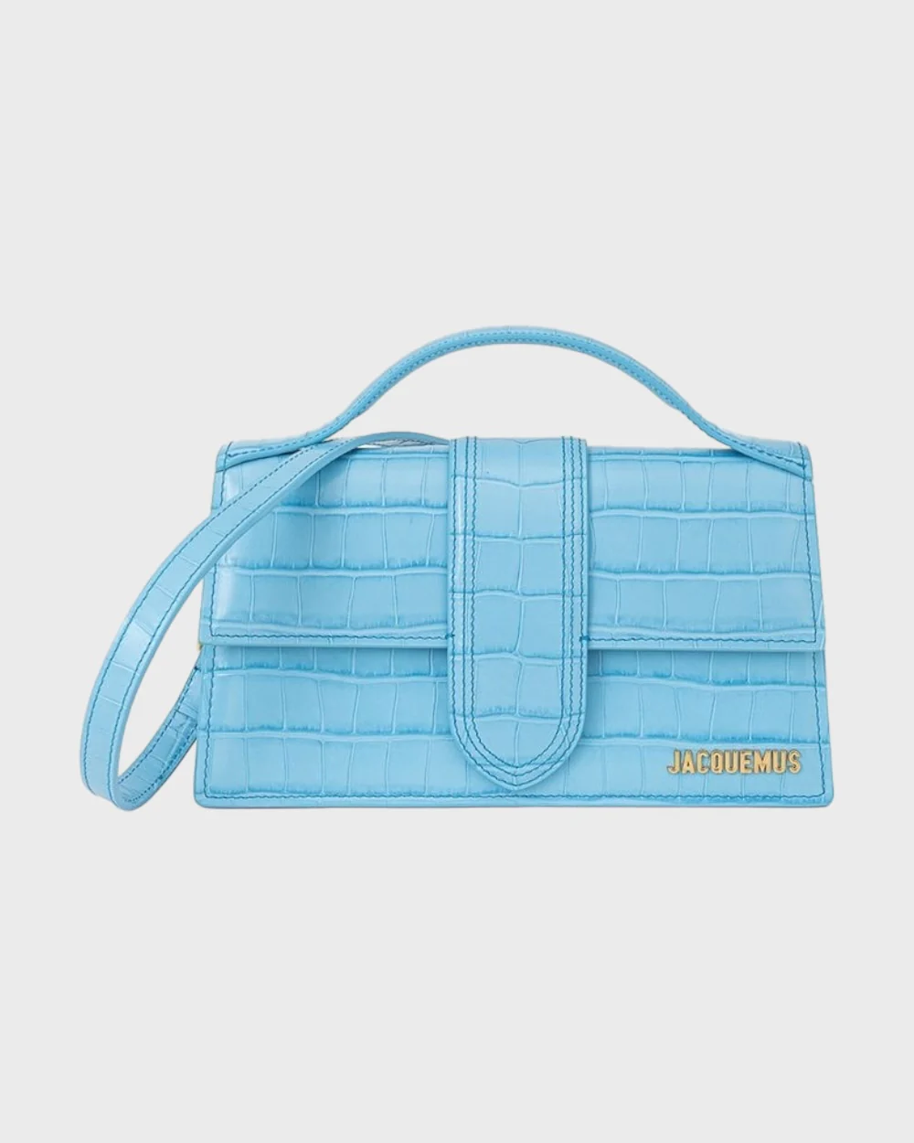 Jacquemus Krokodillenprint le grand bambino handtas