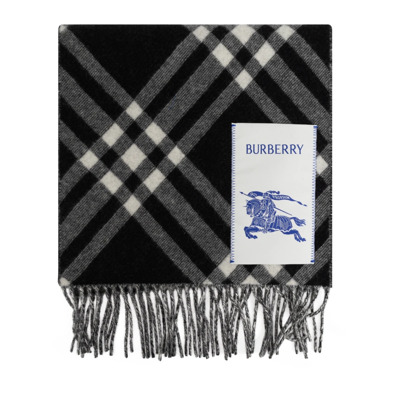 Kasjmier Sjaal Burberry , Black , Unisex